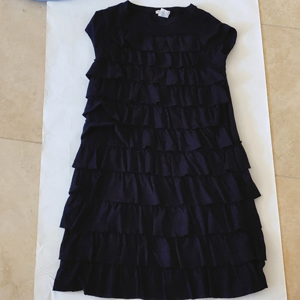 Crewcuts Navy Blue Tiered Dress
